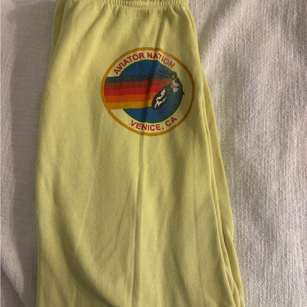 Aviator Nation Neon Logo Sweatpants